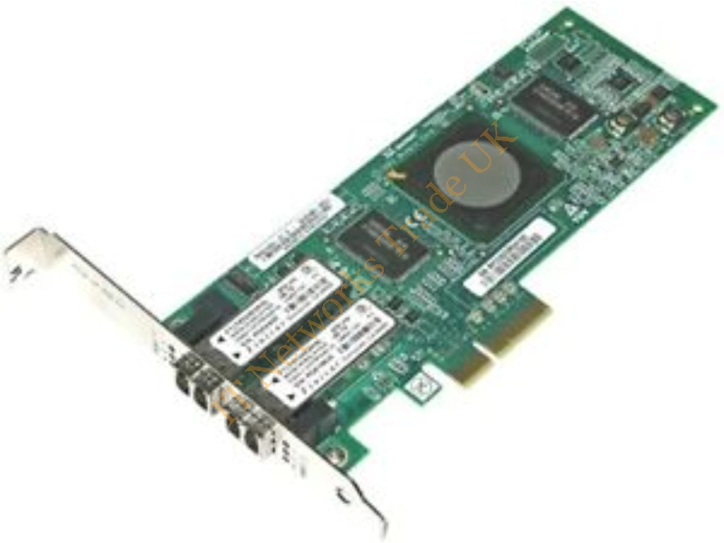 4U854 Dell 2GB Dual Channel 64-bit 133MHz PCI-x Fibre Channel Host Bus Adapter with Standard Bracket Card Only Fiber Channel Controller