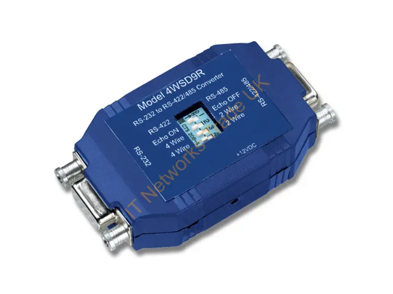4WSD9R - B&B Electronics 4Wsd9R Serial Converter/Repeater/Isolator Rs-232 Rs-422/485 Blue