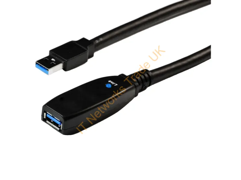 4X3302A220M - 4Xem 4X3302A220M Usb Cable Usb 3.2 Gen 1 (3.1 Gen 1) 787.4" (20 M) Usb A Black