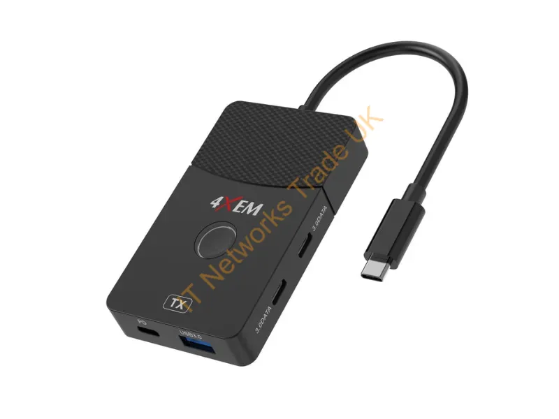 4X4N1HDMIWLHUB - 4Xem 4X4N1Hdmiwlhub Interface Hub Usb Type-C 5000 Mbit/S Black