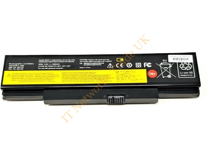 4X50G59217 Lenovo 76+ (6-Cell) Battery Laptop Battery