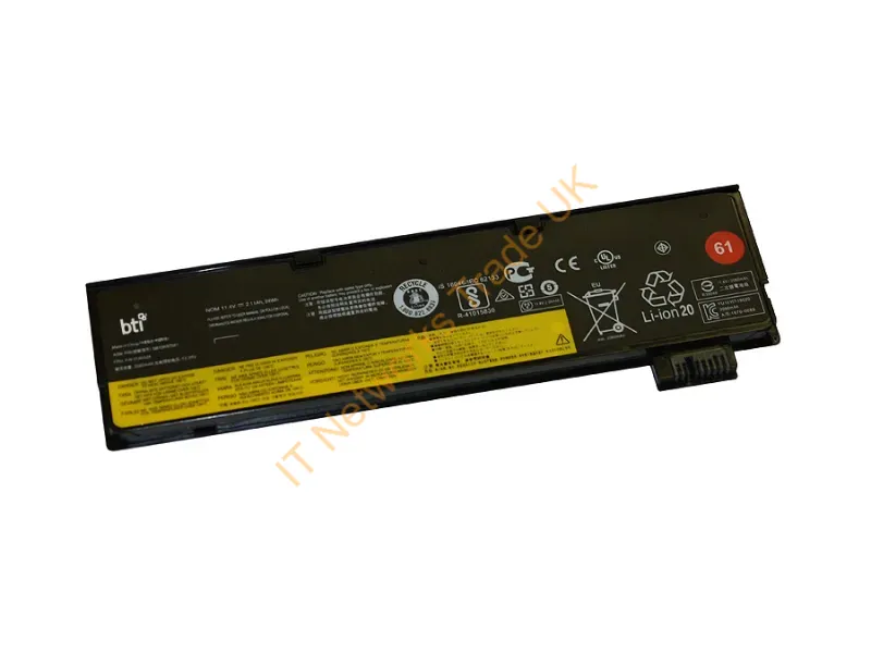 4X50M08810-BTI - Bti 4X50M08810- Industrial Rechargeable Battery Lithium-Ion (Li-Ion) 2110 Mah 11.4 V