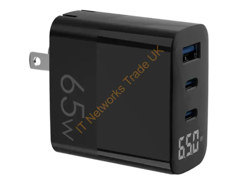 4X65WTDCHRGKIT6 - 4Xem 4X65Wtdchrgkit6 Mobile Device Charger Laptop, Tablet Black Ac Fast Charging Indoor