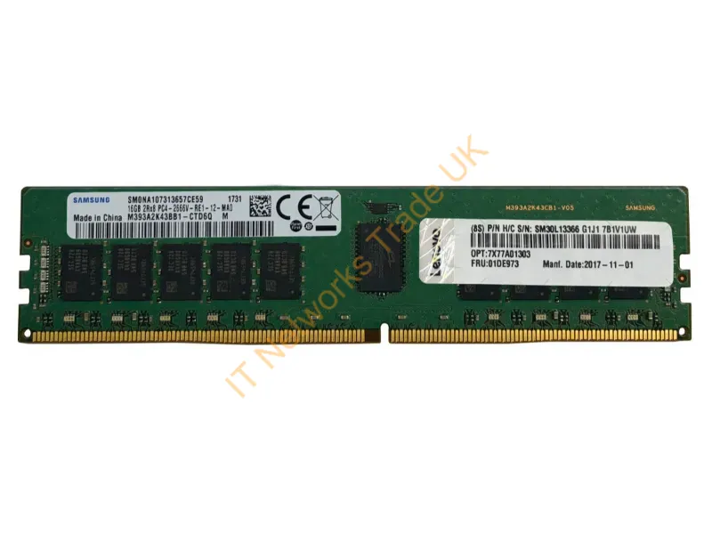 4X77A12186 - Lenovo 4X77A12186 Memory Module 64 Gb Ddr4 288-Pin Dimm
