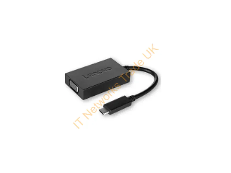 4X90K86568 - Lenovo Usb C - Vga Usb Graphics Adapter 1920 X 1080 Pixels Black