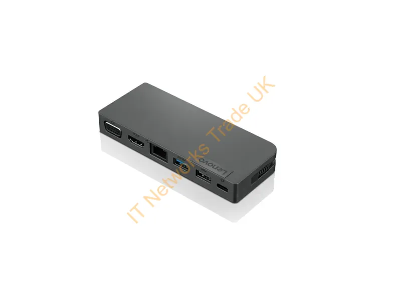 4X90S92381 - Lenovo 4X90S92381 Laptop Dock/Port Replicator Wired Usb 3.2 Gen 1 (3.1 Gen 1) Type-C Gray