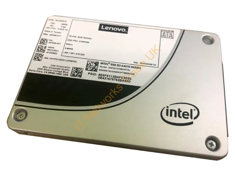 4XB7A13628 - Lenovo 4Xb7A13628 Internal Solid State Drive 1.92 Tb 3.5" Serial Ata Iii
