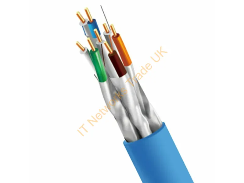 4XCAT6A1000RBL - 4Xem 4Xcat6A1000Rbl Networking Cable Blue 12003.9" (304.9 M) Cat6A