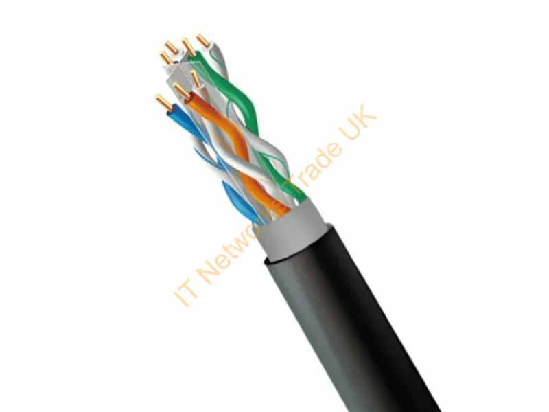 4XCAT6OUTDOOR - 4Xem 4Xcat6Outdoor Networking Cable Black 12003.9" (304.9 M) Cat6