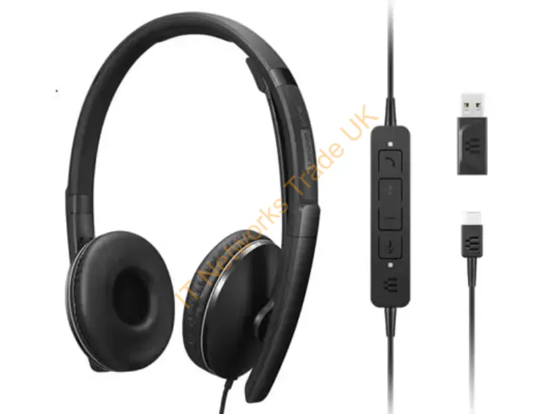 4XD1M39029 - Lenovo 4Xd1M39029 Headphones/Headset Wired Head-Band Usb Type-C Black