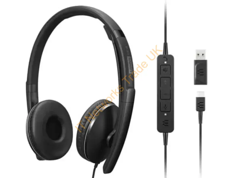 4XD1M45627 - Lenovo 4Xd1M45627 Headphones/Headset Wired Head-Band Usb Type-C Black