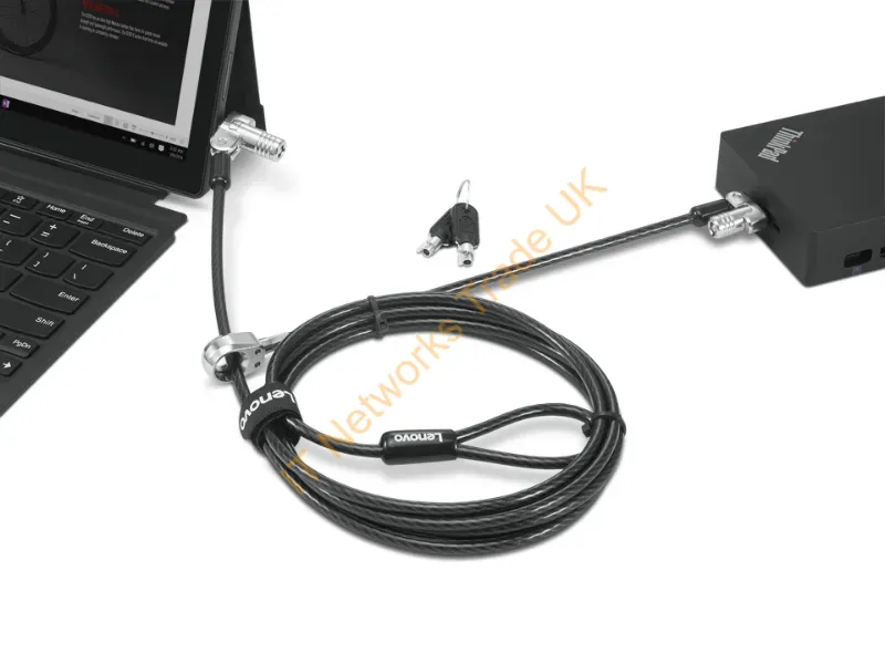 4XE1B81918 - Lenovo 4Xe1B81918 Cable Lock Black 70.9" (1.8 M)