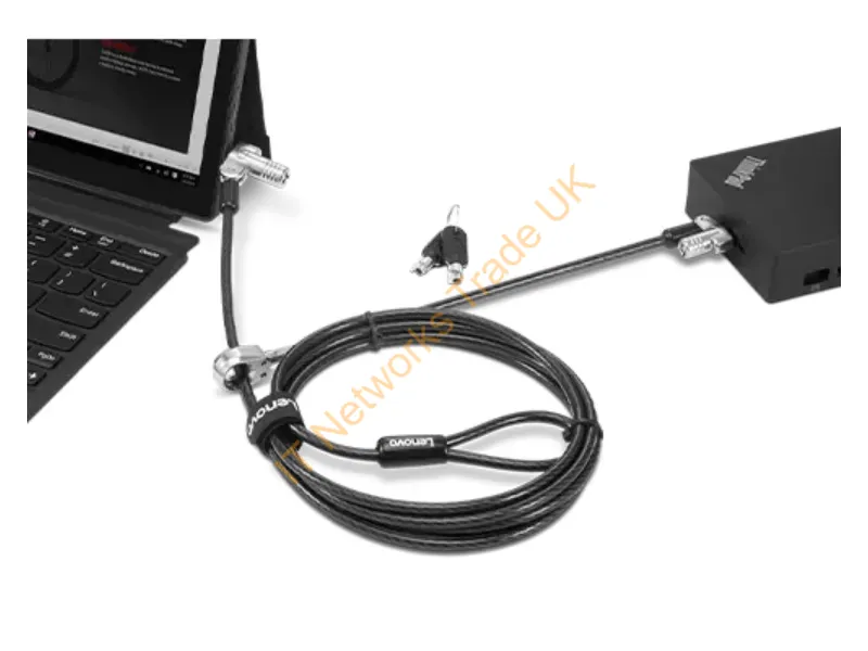 4XE1B81920 - Lenovo 4Xe1B81920 Cable Lock Black 70.9" (1.8 M)