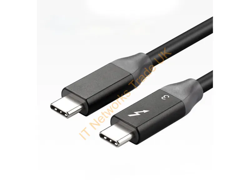 4XTB340G200CM - 4Xem 4Xtb340G200Cm Thunderbolt Cable 78.7" (2 M) 40 Gbit/S Black, Gray