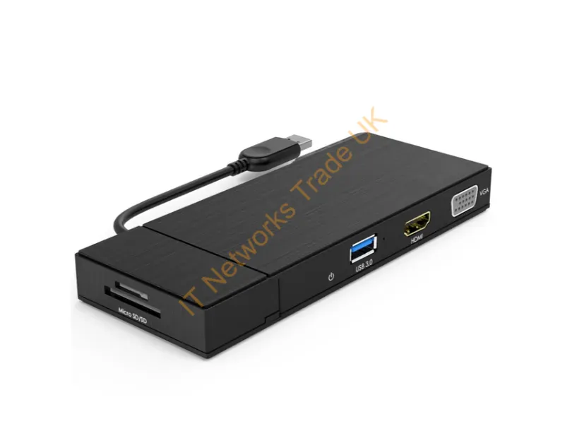 4XUG39DH2 - 4Xem 4Xug39Dh2 Notebook Dock/Port Replicator Docking Usb 3.2 Gen 1 (3.1 Gen 1) Type-A Black