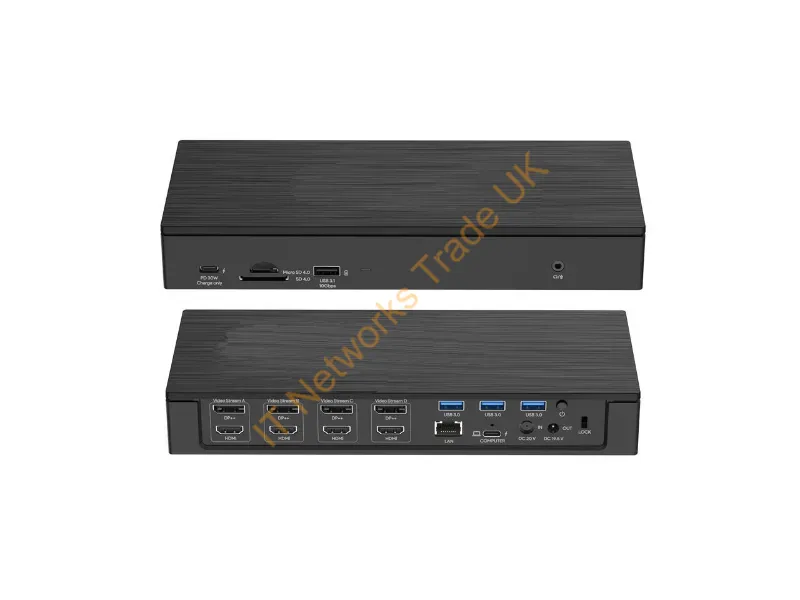 4XUG69PD10 - 4Xem 4Xug69Pd10 Notebook Dock/Port Replicator Wired Usb 3.2 Gen 2 (3.1 Gen 2) Type-C Black