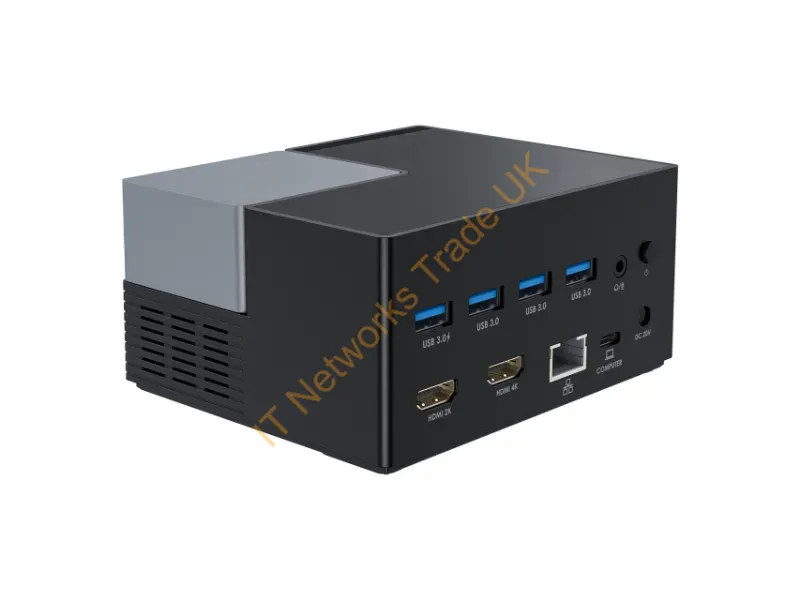 4XUG76PD2 - 4Xem 4Xug76Pd2 Notebook Dock/Port Replicator Wired Usb 3.2 Gen 1 (3.1 Gen 1) Type-C Black, Gray