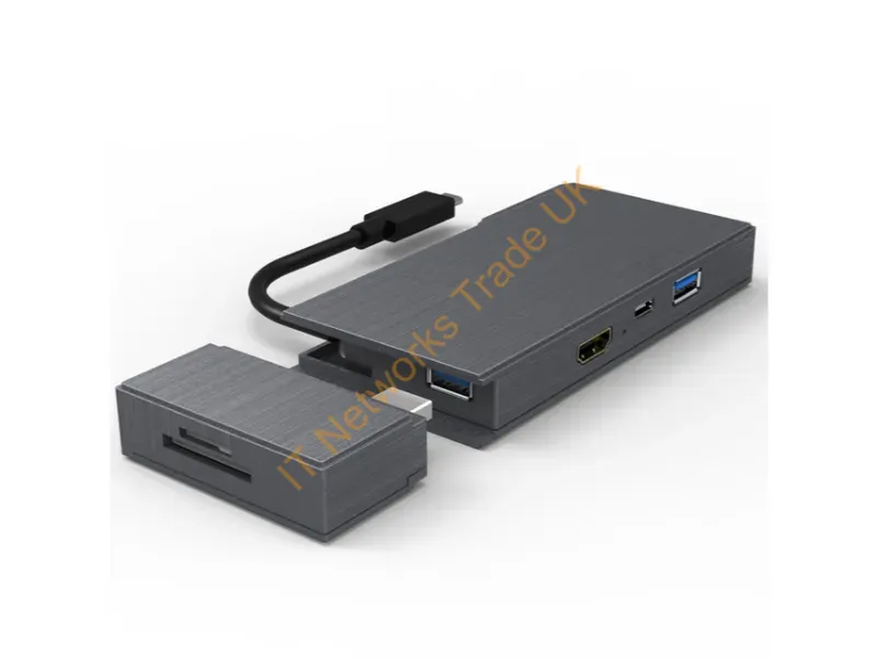 4XUHP3406 - 4Xem 4Xuhp3406 Notebook Dock/Port Replicator Wired Usb 3.2 Gen 1 (3.1 Gen 1) Type-C Gray