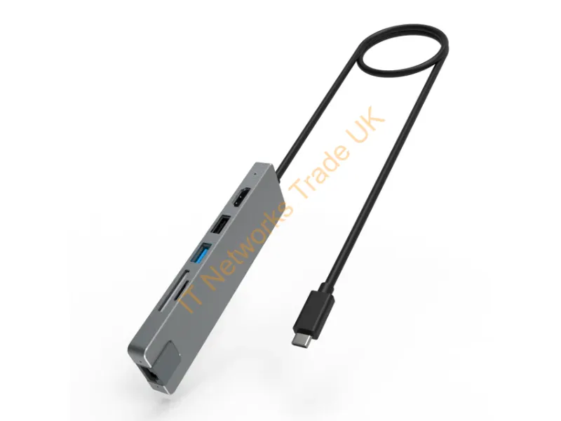 4XUHP3409 - 4Xem 4Xuhp3409 Notebook Dock/Port Replicator Wired Usb 3.2 Gen 1 (3.1 Gen 1) Type-C Gray
