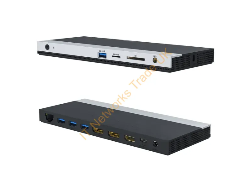 4XUMD02 - 4Xem 4Xumd02 Notebook Dock/Port Replicator Wired Usb 3.2 Gen 1 (3.1 Gen 1) Type-C Black