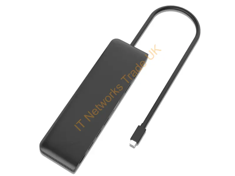 4XUMD04 - 4Xem 4Xumd04 Notebook Dock/Port Replicator Wired Usb 3.2 Gen 1 (3.1 Gen 1) Type-C Black