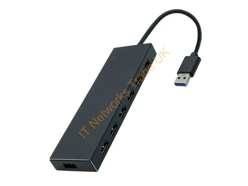 4XUSBADATAHUBTAA - 4Xem 4Xusbadatahubtaa Interface Hub Usb 3.2 Gen 1 (3.1 Gen 1) Type-A 5000 Mbit/S Black