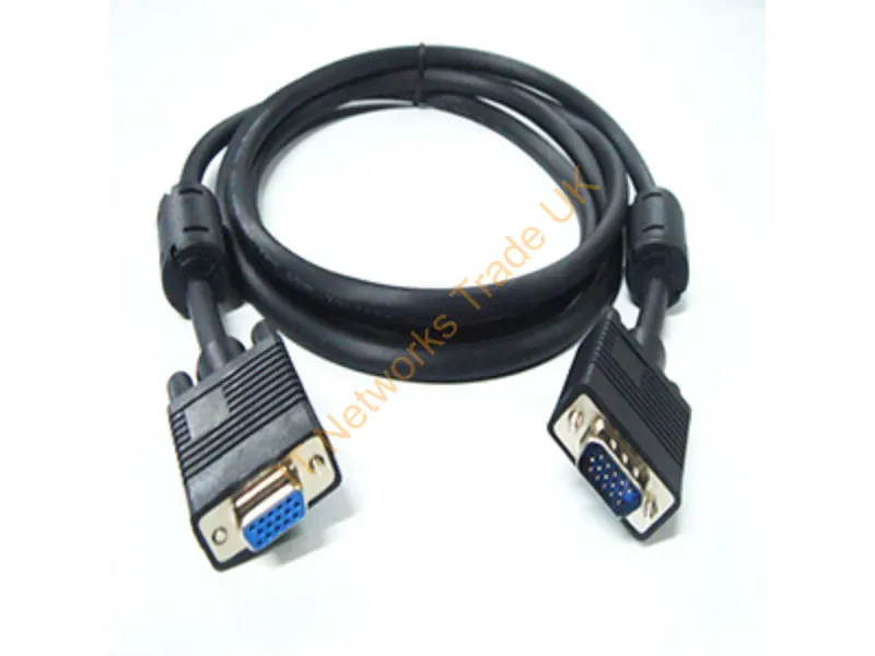 4XVGAMF100FT - 4Xem Vga, M/F, 100 Ft. Vga Cable 1200" (30.5 M) Vga (D-Sub) Black