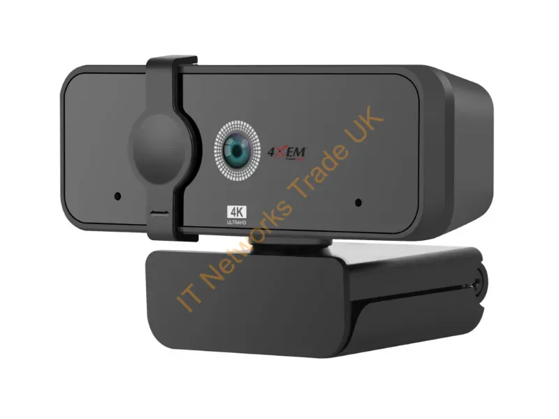 4XWEBCAM4K - 4Xem 4Xwebcam4K Webcam 8 Mp 3840 X 2160 Pixels Usb 2.0 Black
