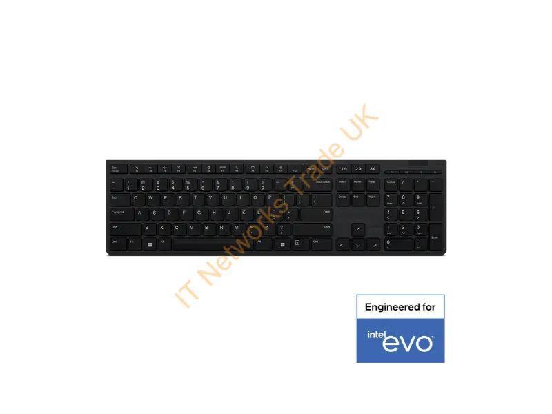 4Y41K04031 - Lenovo 4Y41K04031 Keyboard Office Rf Wireless + Bluetooth English Gray