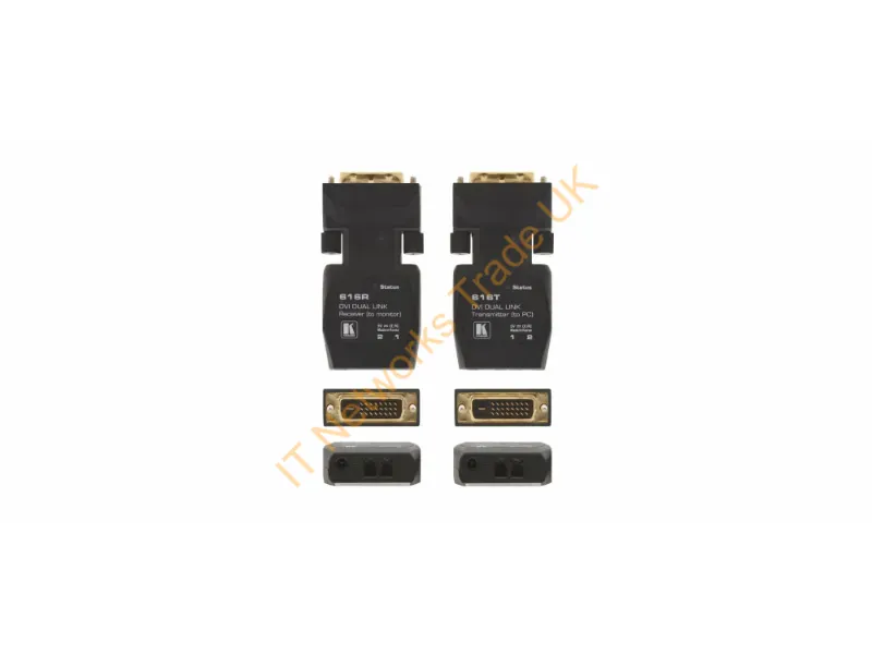 50-00003195 - Kramer Electronics 616R/T(Set)/Us Av Transmitter & Receiver Black