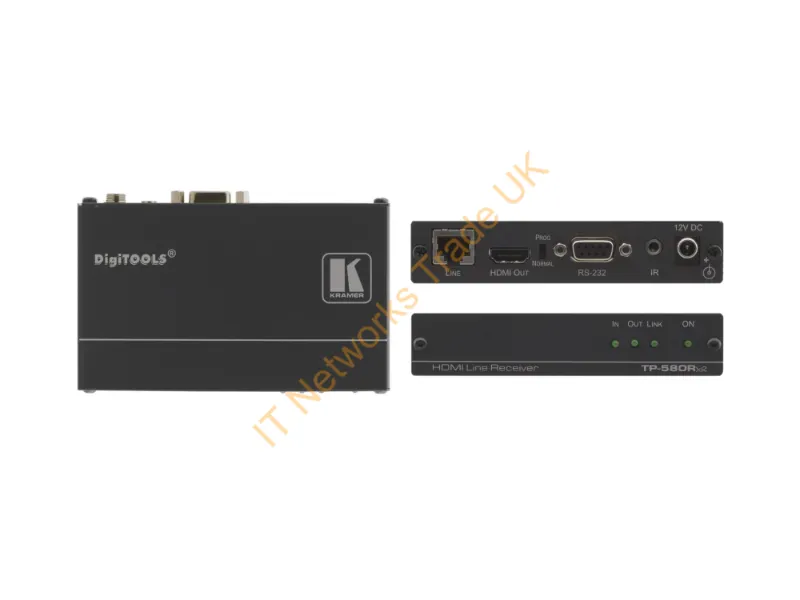 50-80022190 - Kramer Electronics Tp-580Rxr Av Extender Av Receiver Black