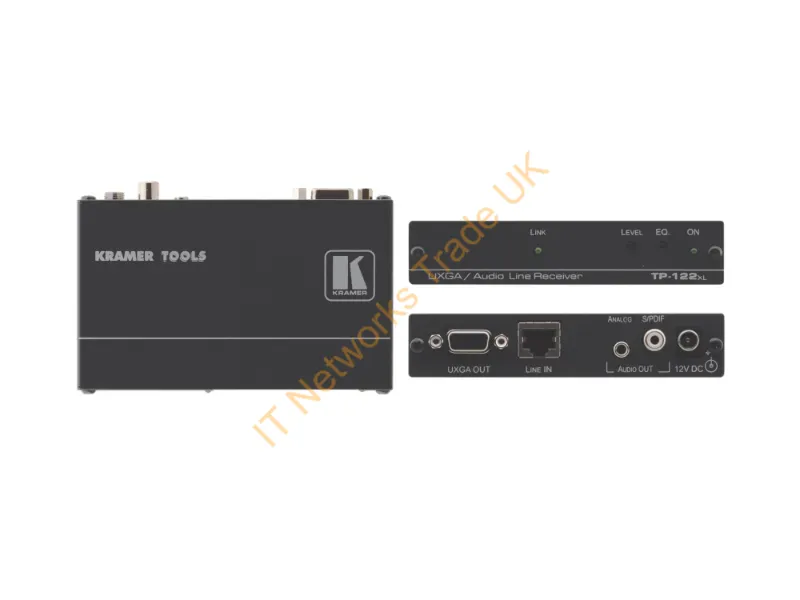 50-80177390 - Kramer Electronics Tp-122Xl Av Extender Av Transmitter Black