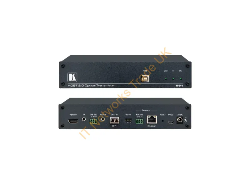 50-80370090 - Kramer Electronics 691 Av Transmitter Black