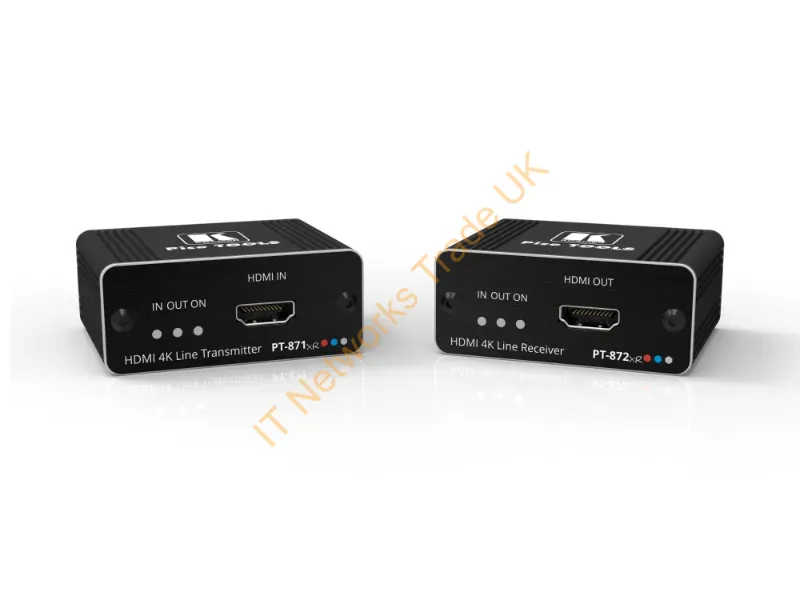 50-80389390 - Kramer Electronics Pt-871/2Xr-Kit Av Transmitter & Receiver Black