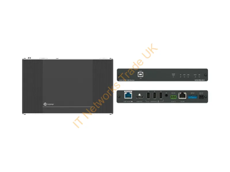 50-80580090 - Kramer Electronics Ext3-Poe-Xr-R Av Receiver Black