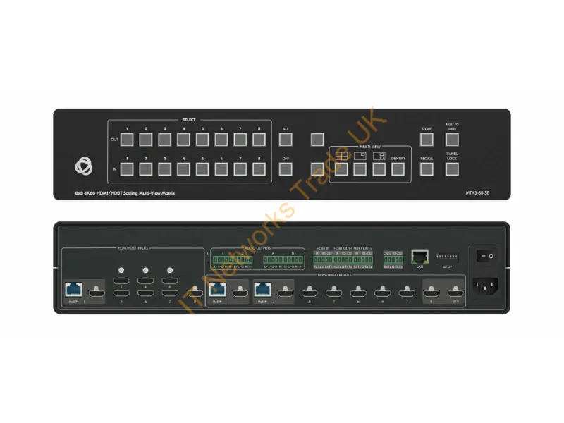 50-80586030 - Kramer Electronics Mtx3-88-Se Av Matrix Switcher 120 W
