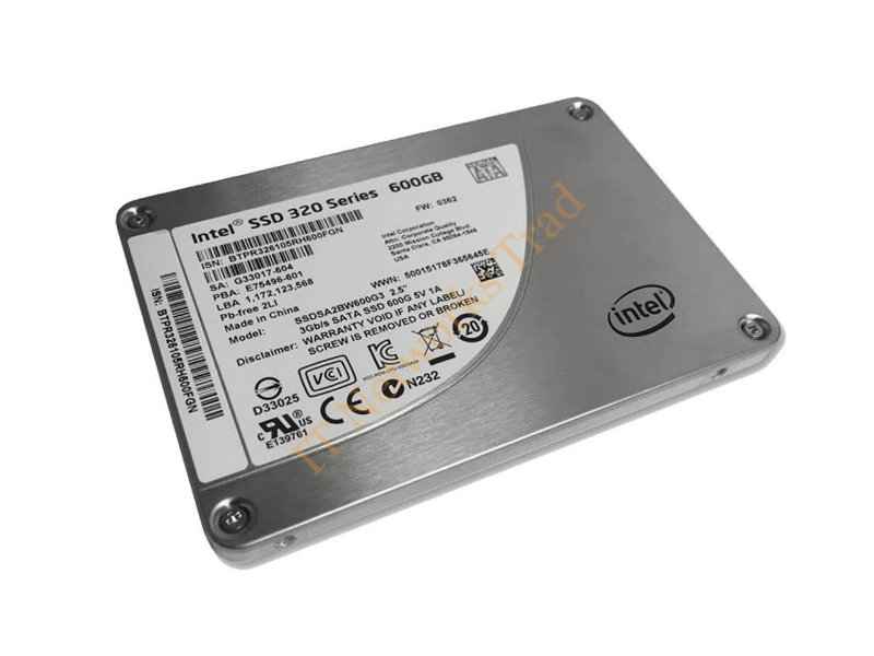 5001517972E51BE8 Intel 320 Series 600GB Multi-Level Cell (MLC) SATA 3Gb/s 2.5-inch Solid State Drive SSD Storage