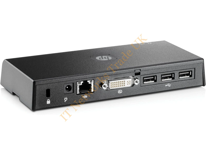 500476-001 HP USB 2.0 Docking Station Audio VGA DVI Network USB Adapter Laptop Accessory
