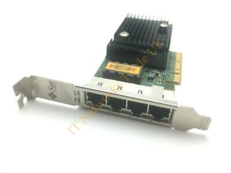 501-7606-04 Sun Quad-Port PCI-Express x8 Gigabit Ethernet UTP Low Profile Network Adapter