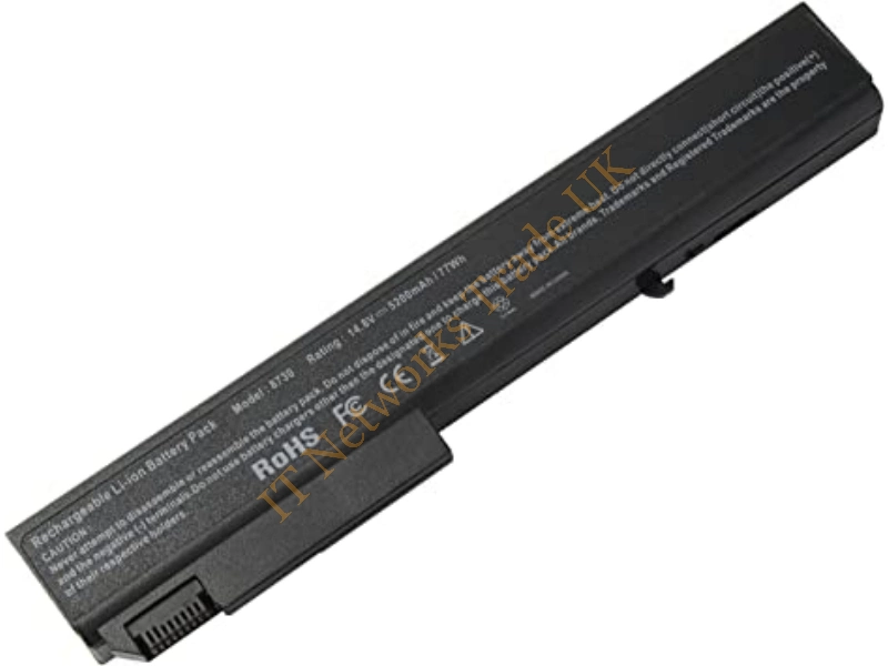 501114-001 HP 8-Cell Lithium-Ion (Li-Ion) 14.4V 2.55Ah 73Wh Primary Notebook Battery for HP EliteBook 8530p/8530w Series Notebooks Laptop Battery