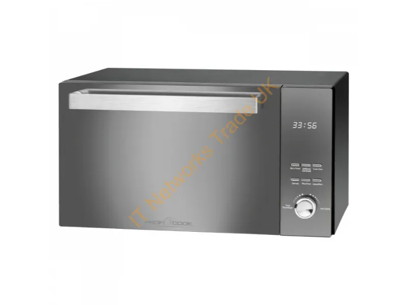 501204 - ProfiCook PC-MWG 1204 Mirror, Stainless steel Grill microwave Countertop 23 L 800 W