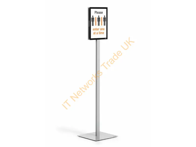 501257 - Durable INFO STAND BASIC A4 1 ST 501257 (501257) Information stand Metal, Plastic Grey