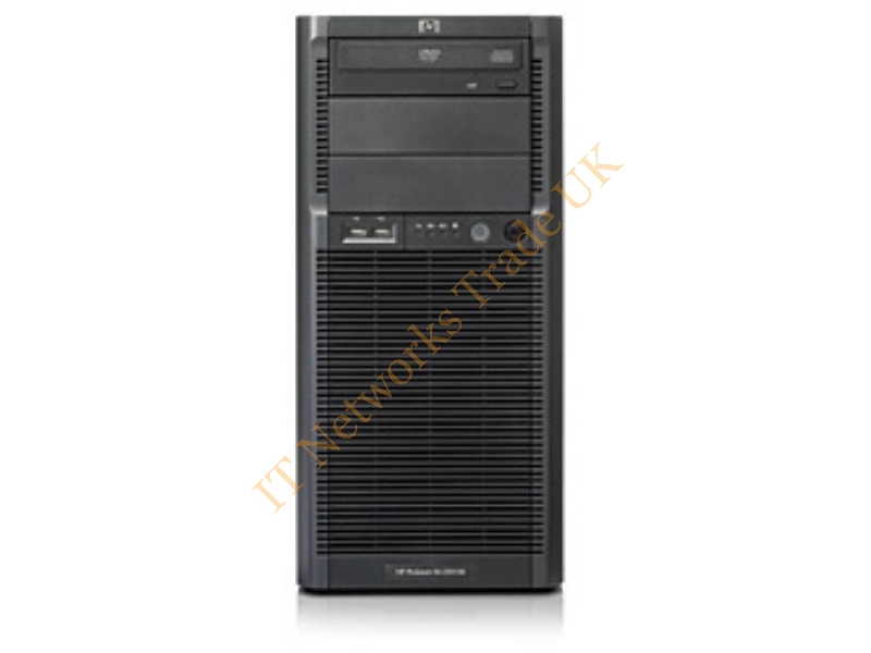 504055-001 HP ProLiant Ml330 G6- 1x Xeon Qc E5504/2.0GHz 2GB DDR3 Ram 1x 250GB HDD Dvd Rom 2x Gigabit Ethernet 5u Tower Server Server System