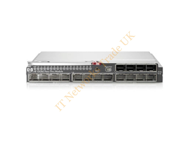 504624-001 HP 10GbE Pass-thru Module Switch 16 X 10 Gigabit SFP+ Plug-in Module Networking Accessory