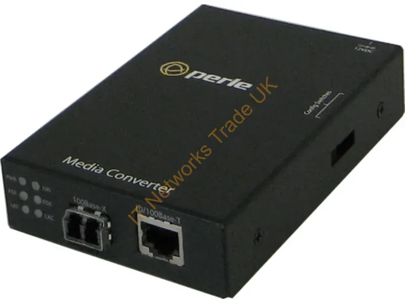 5050584 - Perle S-110-S2Lc120 Network Media Converter 100 Mbit/S 1550 Nm Single-Mode Black