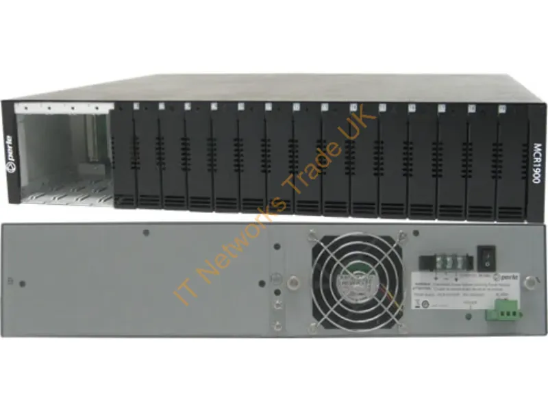 5059920 - Perle Mcr1900-Dc Network Equipment Chassis 2U Black, Gray