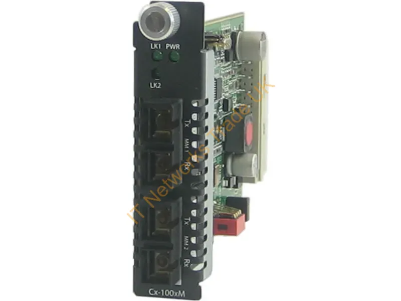 5062470 - Perle Cm-1000Mm-M2Sc2 Network Media Converter Internal 1000 Mbit/S Multi-Mode Green, Gray