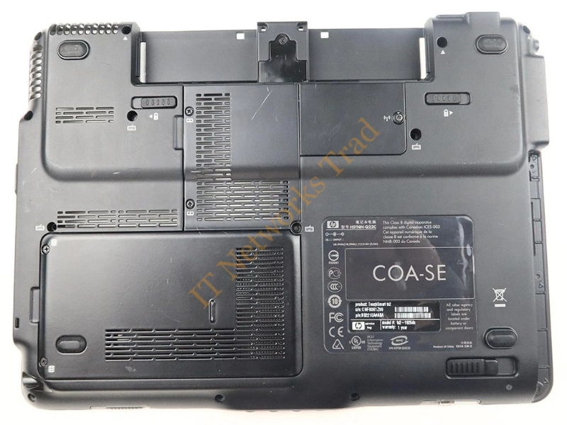 506825-001 HP Bottom Base Cover with Wireless Activation Switch for TouchSmart TX2 Laptop Accessory
