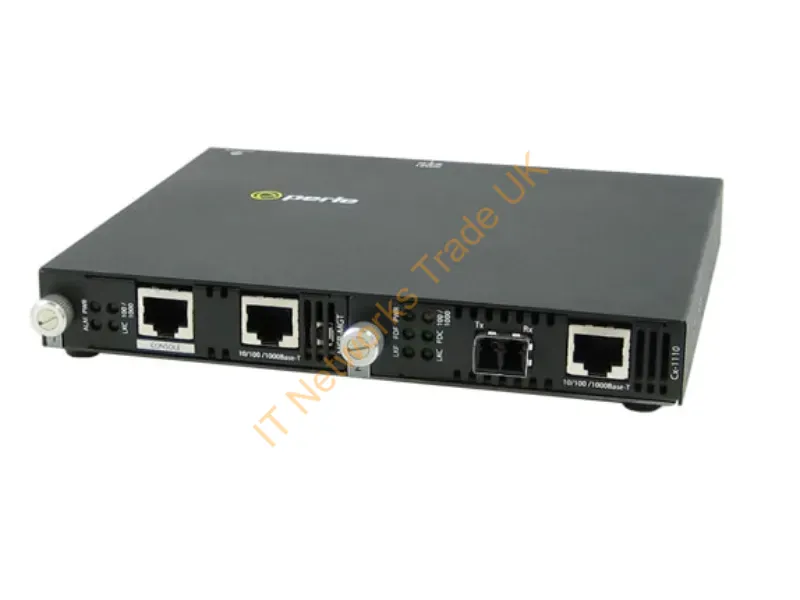 5070794 - Perle Smi-1110-S2Lc160 Network Media Converter 1000 Mbit/S 1550 Nm Single-Mode Black