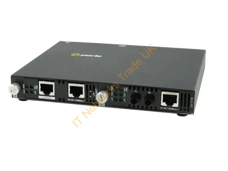 5070804 - Perle Smi-1110-S2St160 Network Media Converter 1000 Mbit/S 1550 Nm Single-Mode Black